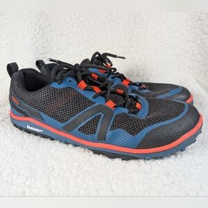 Xero Shoes Mens Scrambler Low Top Shoes Size 12.5 Black Blue Natural Minimalist